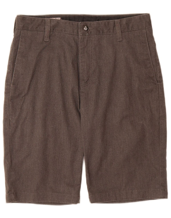 Pantalones cortos chinos Volcom para hombre W28 Small Grey Cotton