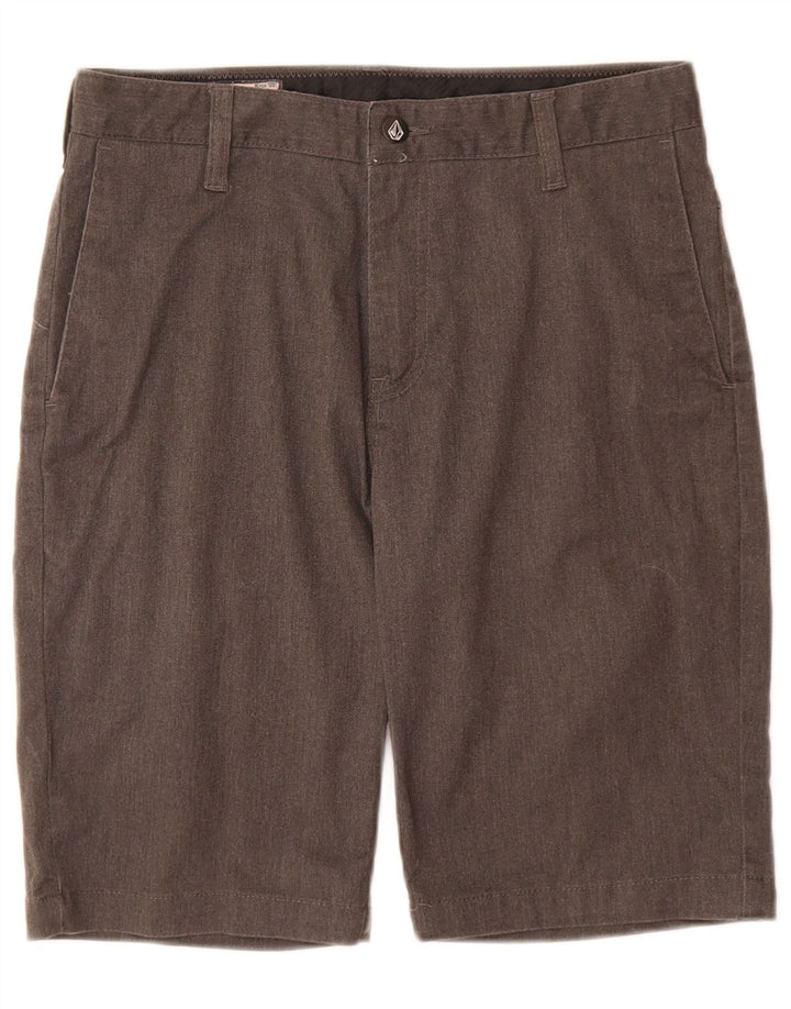 Pantalones cortos chinos Volcom para hombre W28 Small Grey Cotton