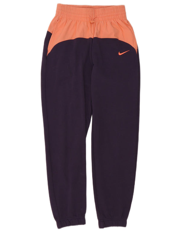 Nike - Pantalones de chándal para mujer, talla 6, XS, color morado, algodón