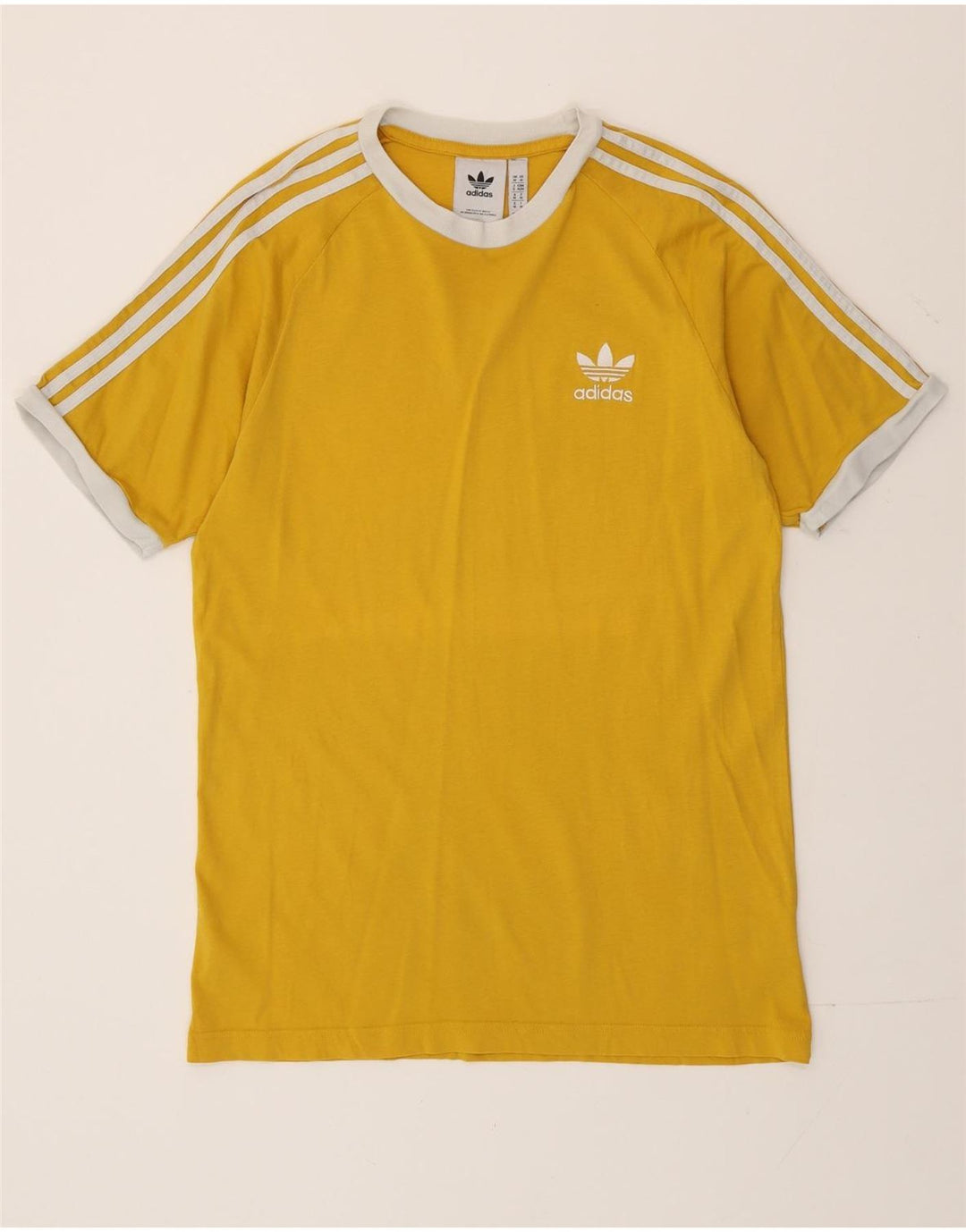Camiseta Adidas Hombre Top Medium Amarillo Algodón