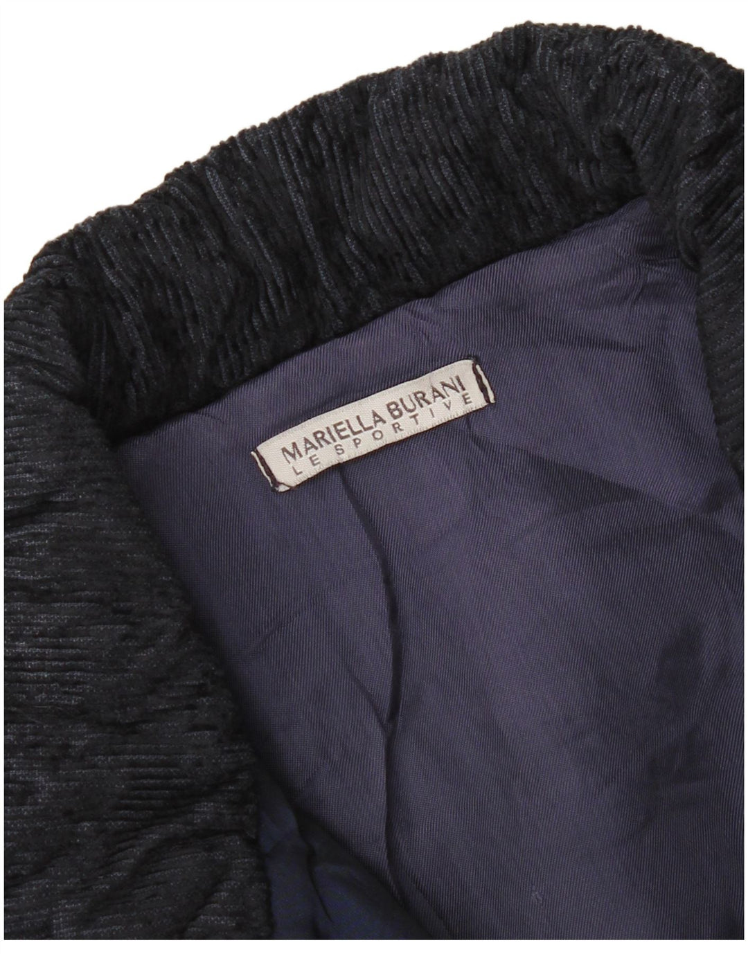 Mariella Burani Chaqueta acolchada para mujer Reino Unido 12 Azul marino mediano