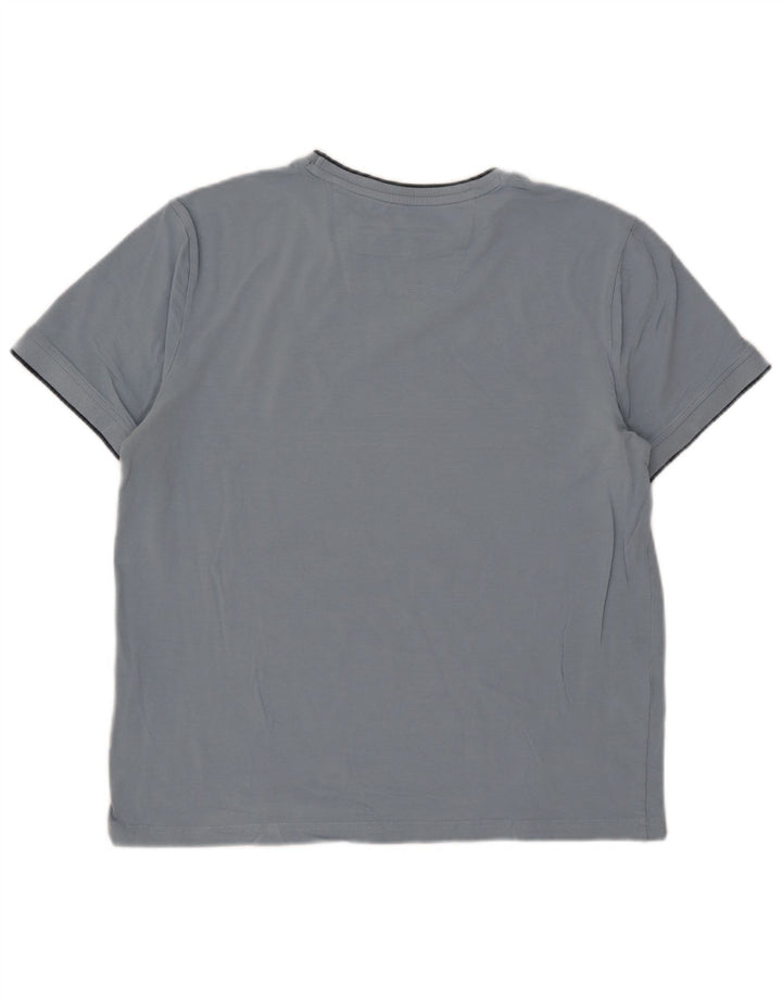 Camiseta Nautica Hombre Top Grande Algodón Azul