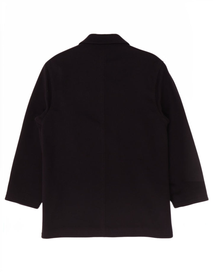 Rehbochloden Abrigo para hombre IT 46 Small Lana azul marino