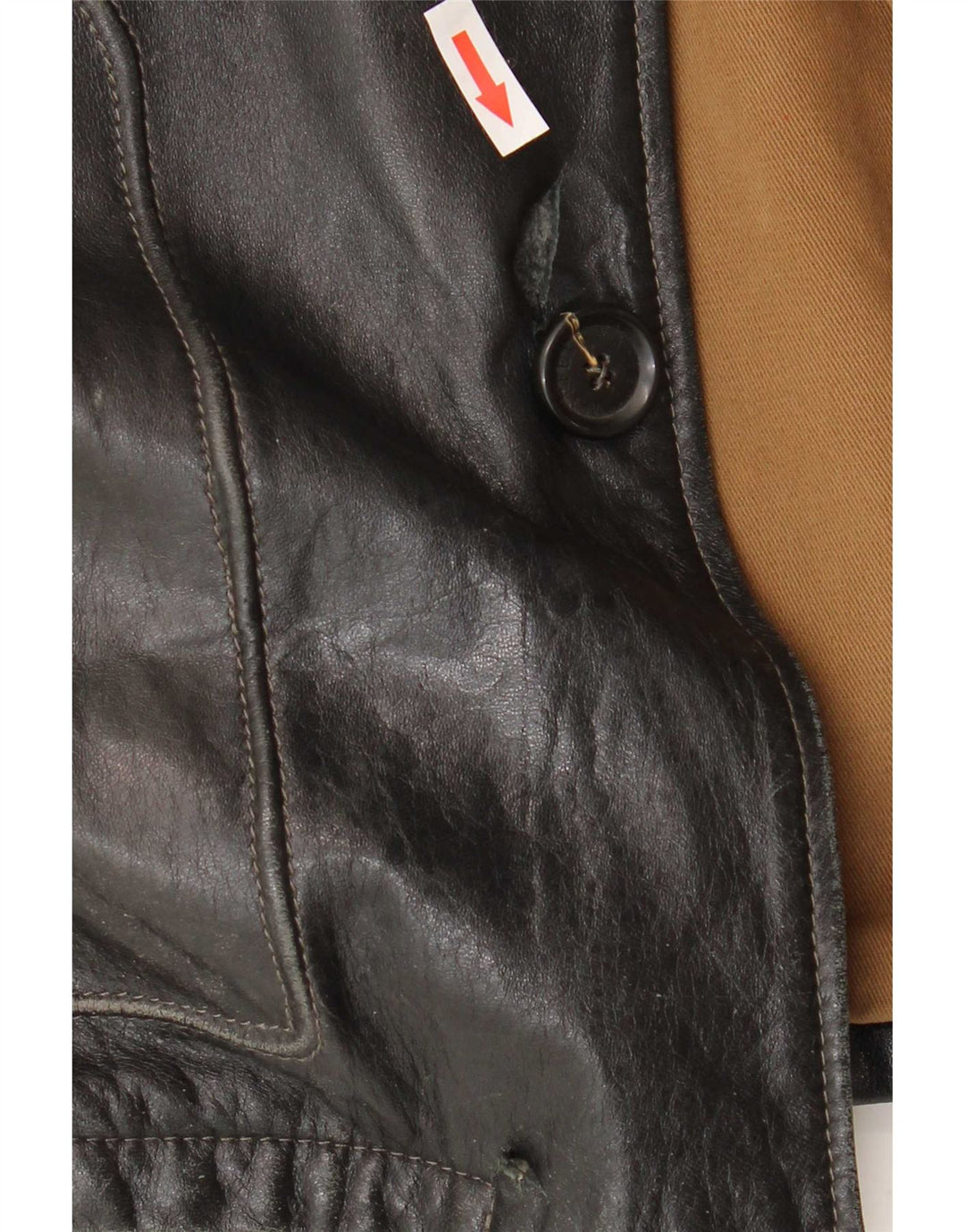 Maffei Chaqueta de cuero para hombre IT 54 2XL Negro