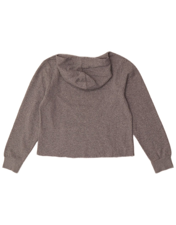 Converse Sudadera con capucha gráfica para niñas 13-14 años XL Gris