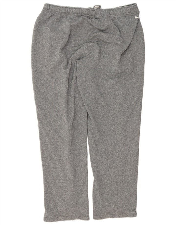 Puma - Pantalón de chándal para hombre, talla 2XL, algodón moteado gris