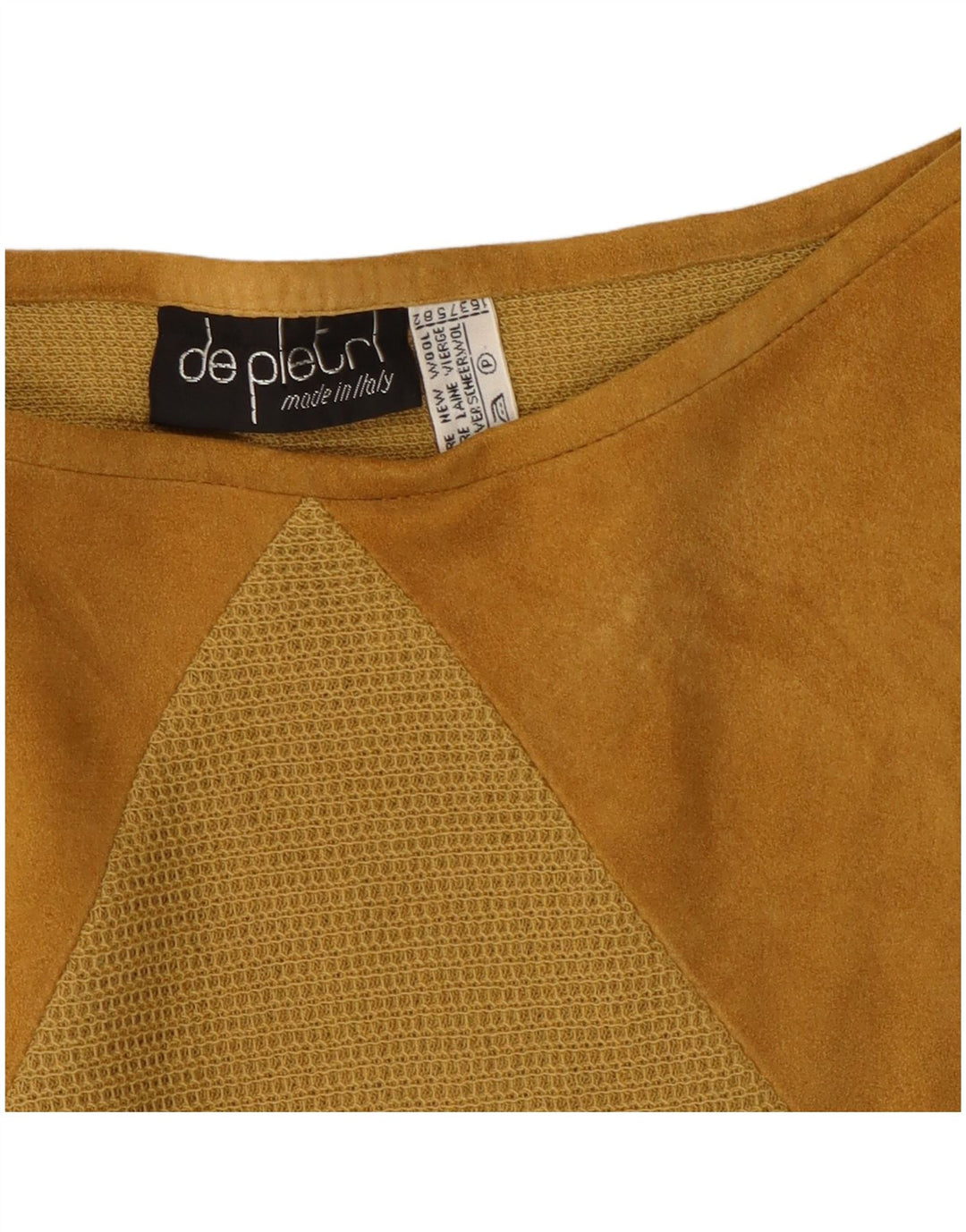 De Pletrl Jersey De Ante Con Cuello Barco Para Hombre Beige Medio Argyle/Diamante