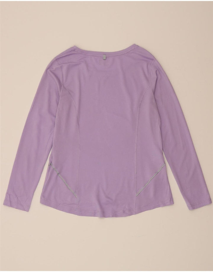 FILA Womens Top Long Sleeve UK 16 Large Purple Polyester Vintage Fila and Second-Hand Fila from Messina Hembry 