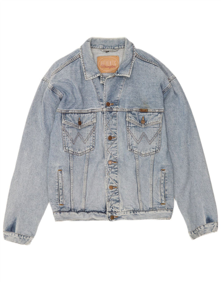 Wrangler Chaqueta vaquera para hombre UK 42 XL Azul