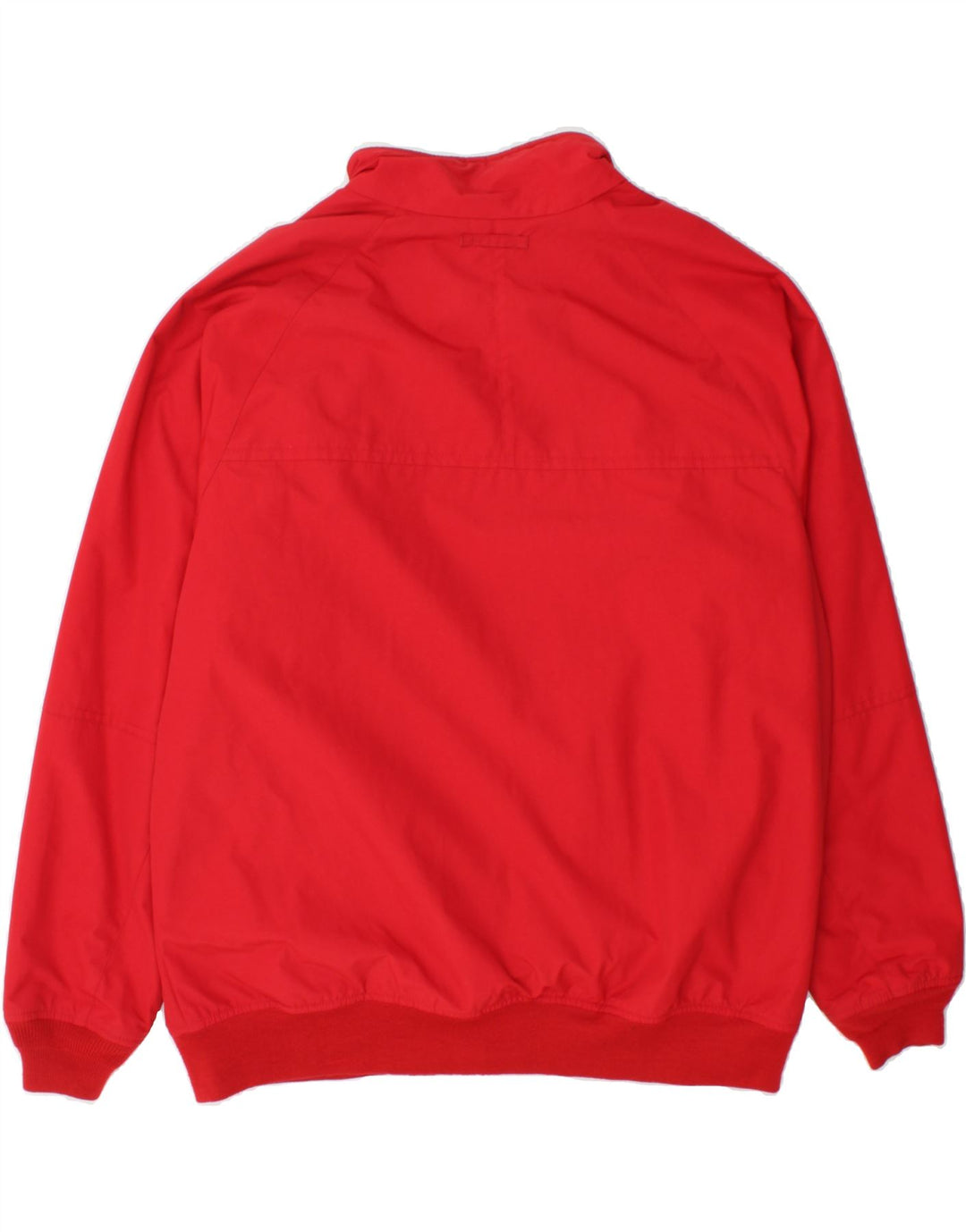 LANDS END Mens Bomber Jacket UK 40 Large Red Nylon Vintage Lands End and Second-Hand Lands End from Messina Hembry 