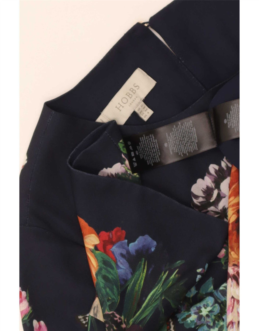 Hobbs Vestido recto de manga 3/4 para mujer UK 40 Mediano Multicolor Floral