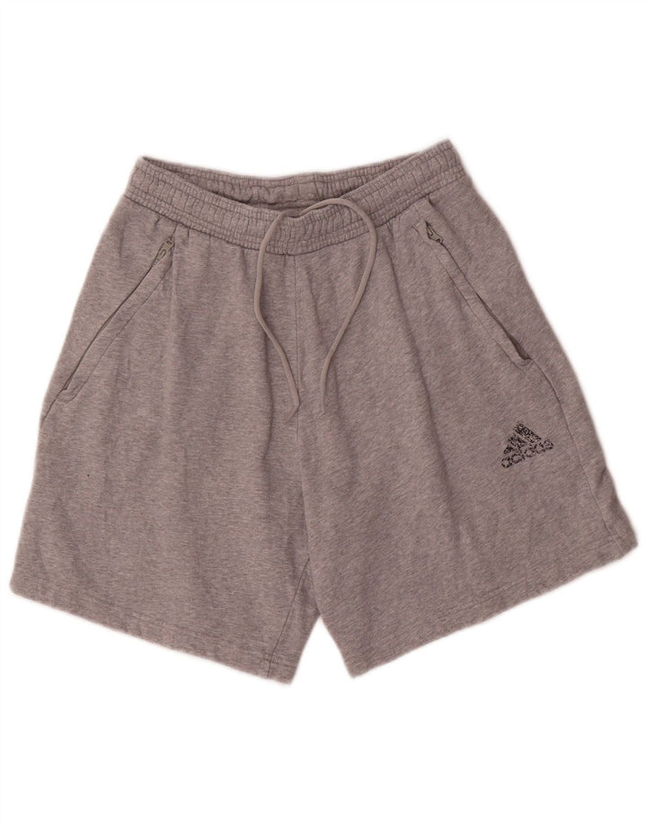 Adidas Hombre Pantalones Cortos Deportivos Gris Medio Moteado