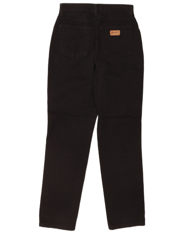 Wrangler Lucy - Vaqueros rectos de cintura alta para hombre, talla 12, grande, W28, L32, color negro
