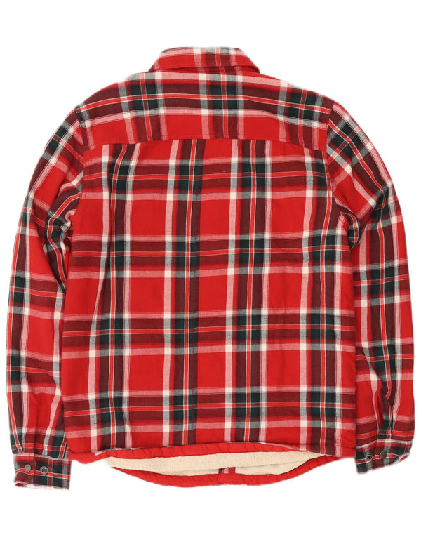 The North Face Camisa De Franela Lumberjack De Algodón A Cuadros Rojo Pequeño Hombre