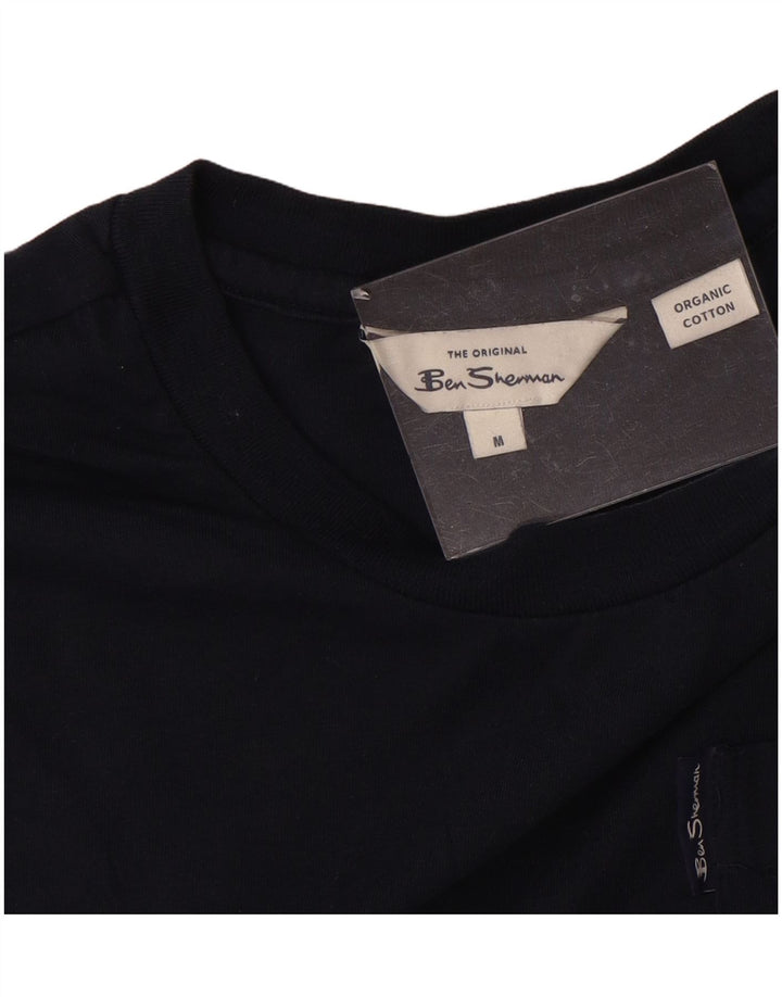 BEN SHERMAN Camiseta Hombre Top Medium Azul Marino Algodón