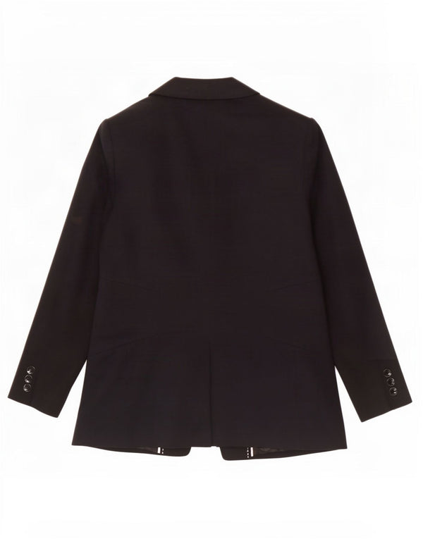 Marks & Spencer Chaqueta tipo blazer con 1 botón para mujer UK 40 XL Poliéster negro