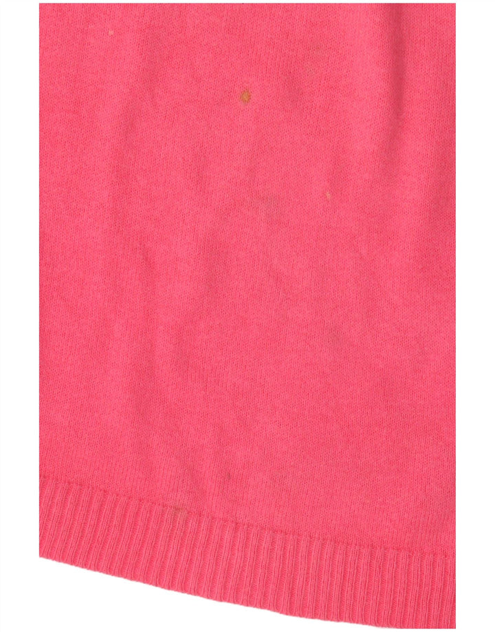 Zara Jersey oversize con cuello barco para mujer, talla 40, color rosa medio