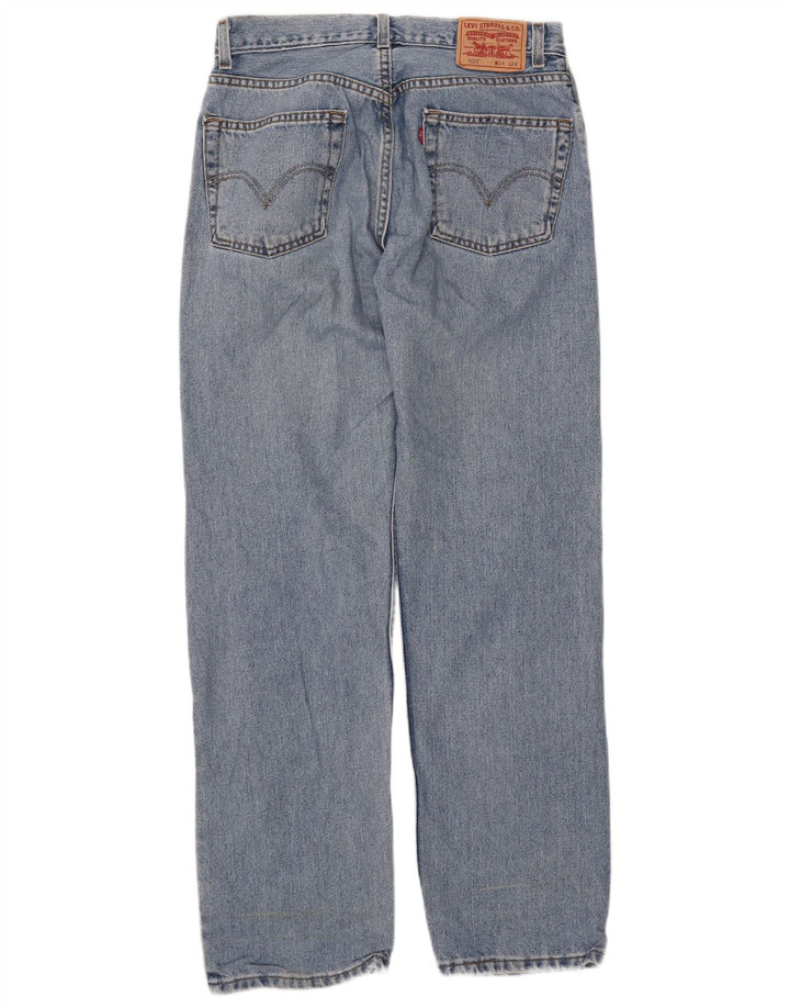 LEVI'S Vaqueros rectos de corte regular 505 para hombre W34 L34 Azul