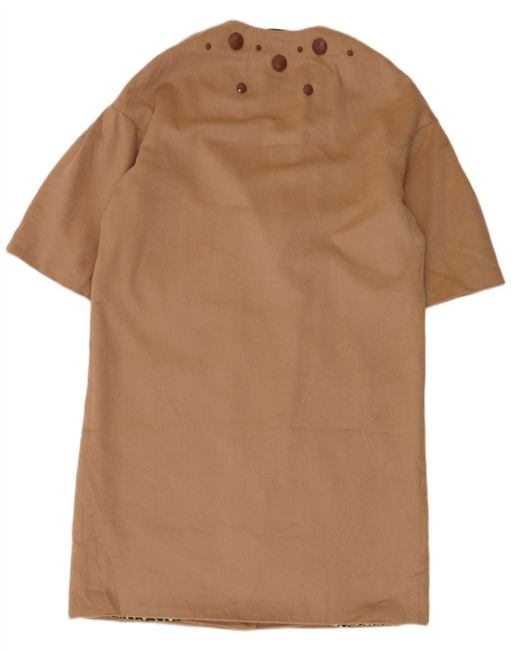 John Lewis Abrigo cruzado de manga 3/4 para mujer UK 46 Large Beige
