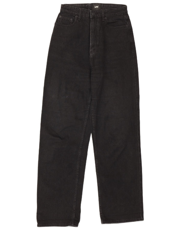 Lee Jeans holgados de talle alto para mujer US 8 Medium W28 L30 Algodón negro