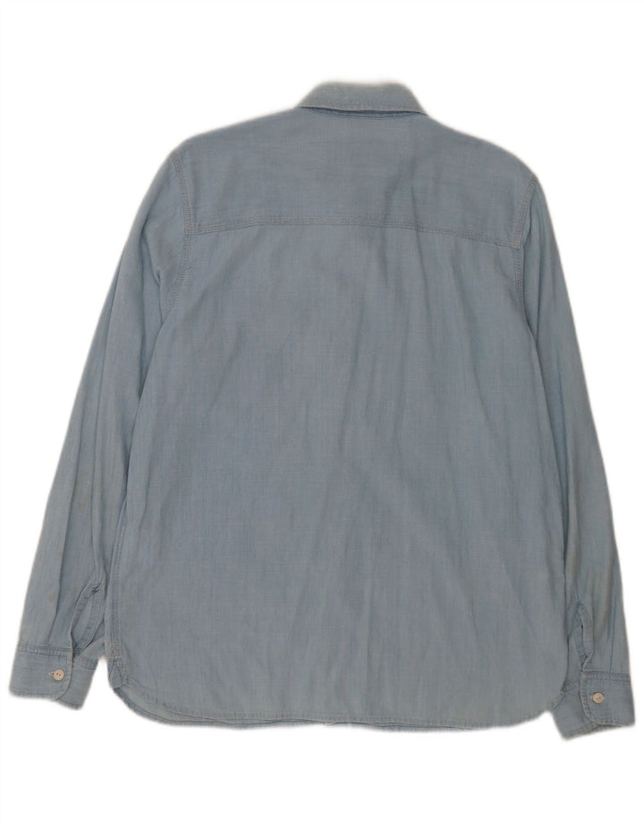Camisa Carhartt Hombre Regular Fit Algodón Azul Medio