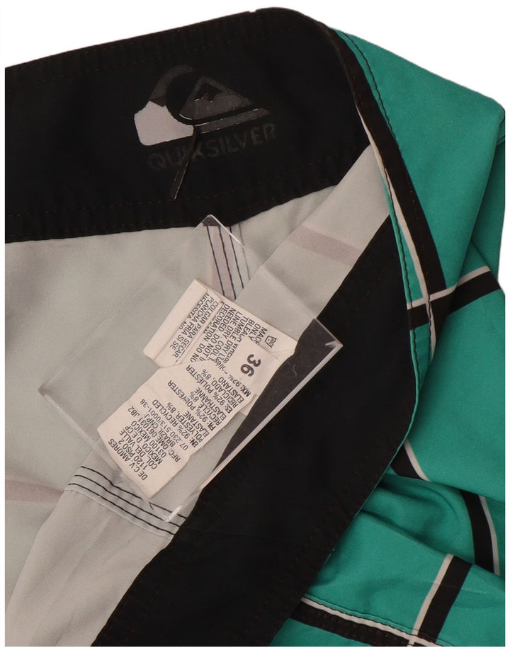 Quiksilver Bañador Hombre Azul Grande A Cuadros Poliéster