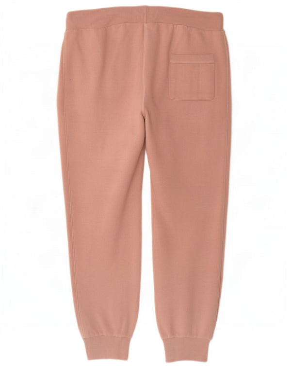 Superdry Pantalones de chándal para mujer Joggers UK 46 Large Pink Cotton