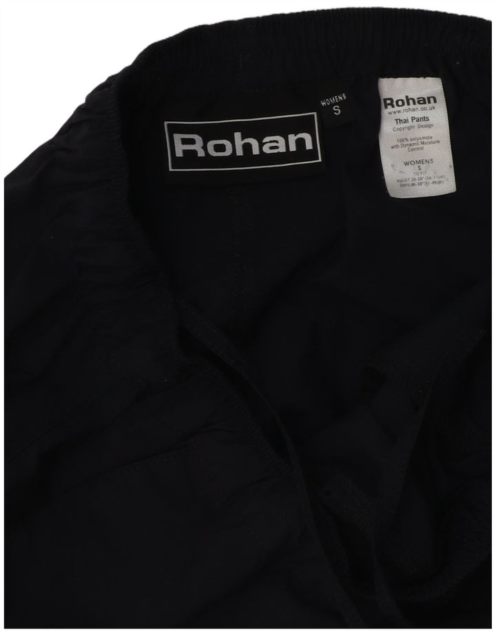 Rohan Mujer Senderismo Chándal Pantalones UK 8 Small Azul Marino Poliéster