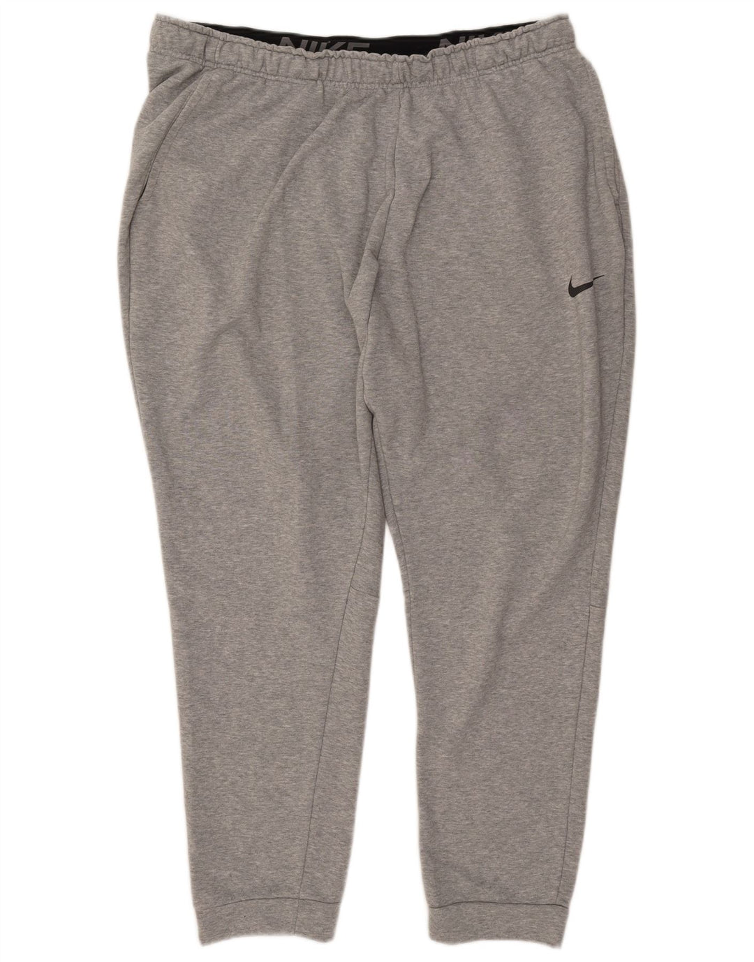 NIKE Hombre Dri Fit Chándal Pantalones Joggers 3XL Gris Algodón