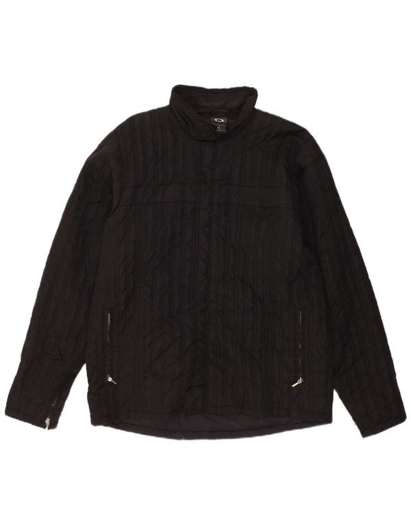Oakley Chaqueta acolchada para hombre UK 42 XL Nylon negro