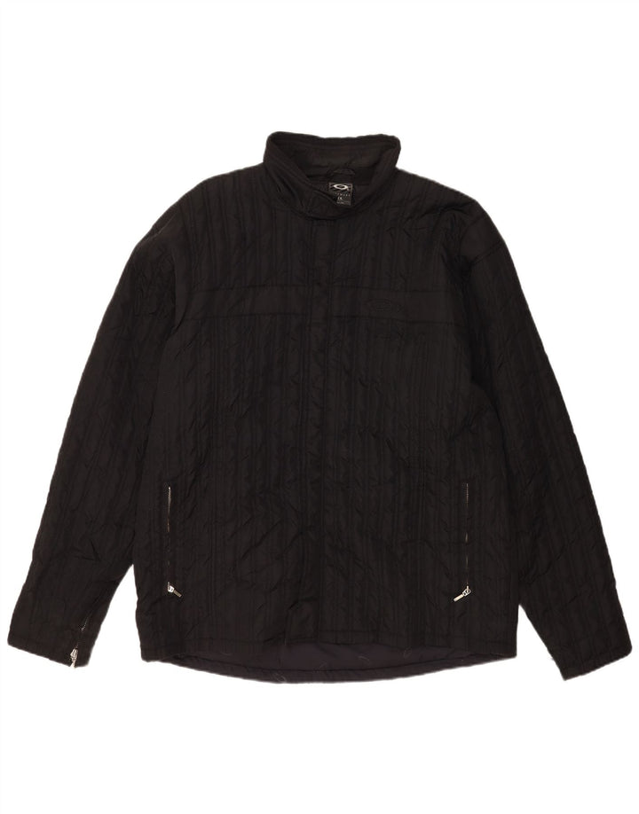 Oakley Chaqueta acolchada para hombre UK 42 XL Nylon negro
