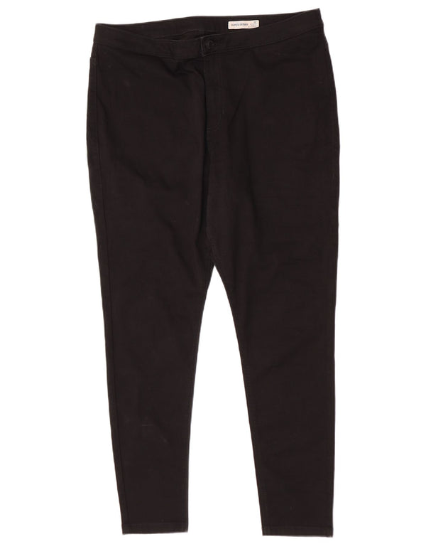 Marks & Spencer Womens Super Skinny Casual Trousers UK 20 2XL W38 L28 Black