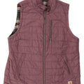 CARHARTT Chaleco acolchado para mujer US 8/10 Medium Purple Nylon