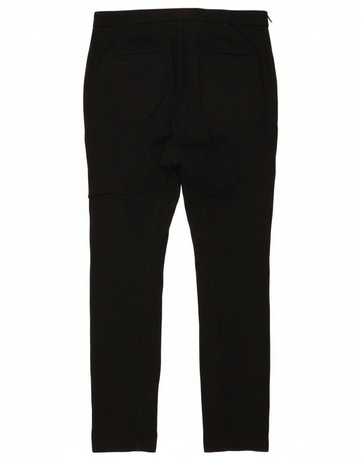 Zara Mujer Pantalón Chino Slim Medium W28 L28 Negro