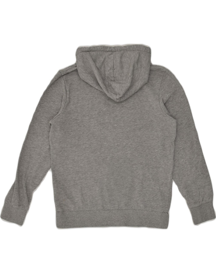 JACK & JONES Womens Slim Fit Graphic Hoodie Jumper Large Grey Cotton | Vintage Jack & Jones | Thrift | Second-Hand Jack & Jones | Used Clothing | Messina Hembry 