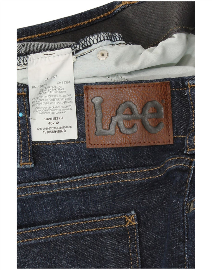 Vaqueros recortados para hombre Lee W40 L27 Algodón azul marino