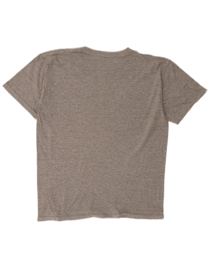 Vans Camiseta gráfica para hombre Top de algodón moteado en gris medio