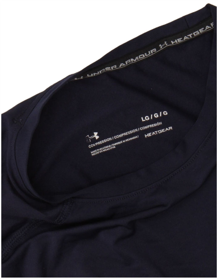 UNDER ARMOUR Camiseta sin mangas Heat Gear para mujer Reino Unido 14 Grande Azul marino