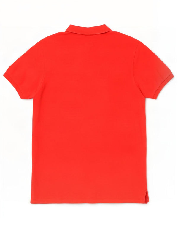 Polo Ralph Lauren Mens Custom Fit Polo Shirt Large Red Cotton