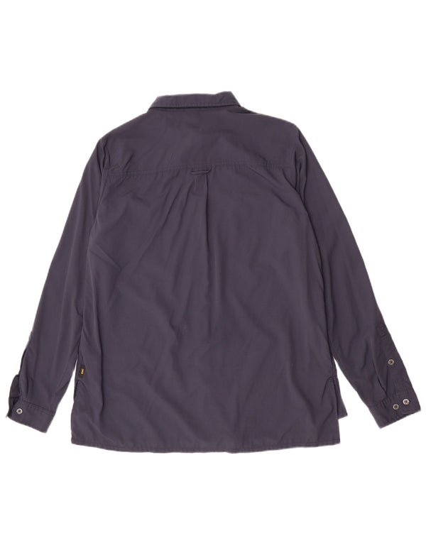 Camisa Jack Wolfskin para mujer UK 40 Medium Azul Marino Poliamida