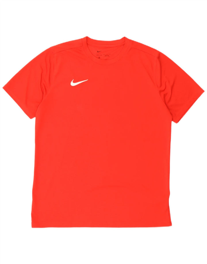 Camiseta Nike Dri Fit para hombre Top XL Poliéster rojo