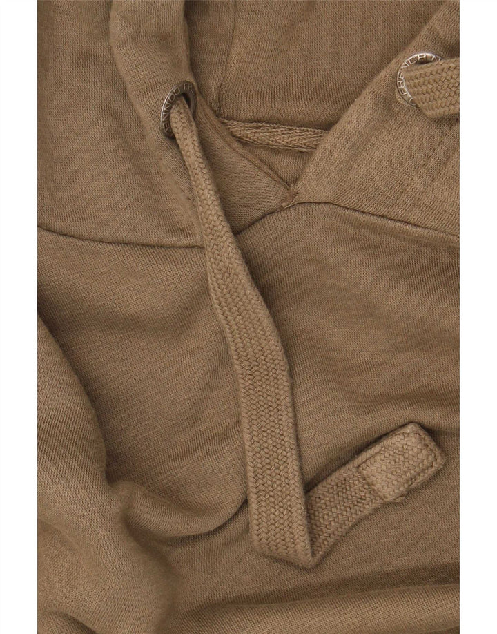 French Connection Jersey con capucha para hombre de algodón caqui medio