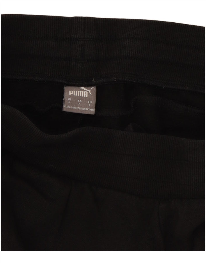 Puma Mujer Chándal Pantalones Joggers UK 8 Small Negro