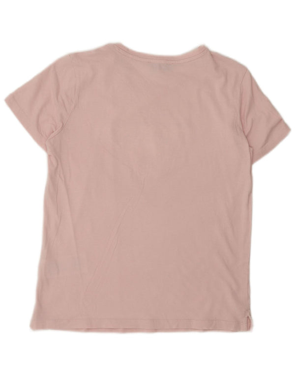 Guess Camiseta gráfica para mujer Top UK 8 Small Pink Cotton