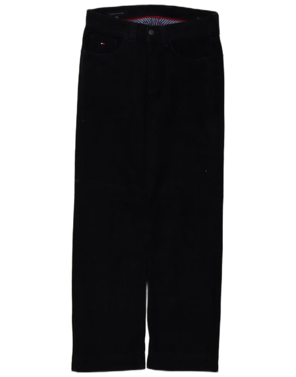 Tommy Hilfiger Pantalones rectos de pana para hombre W30 L30 Algodón azul marino