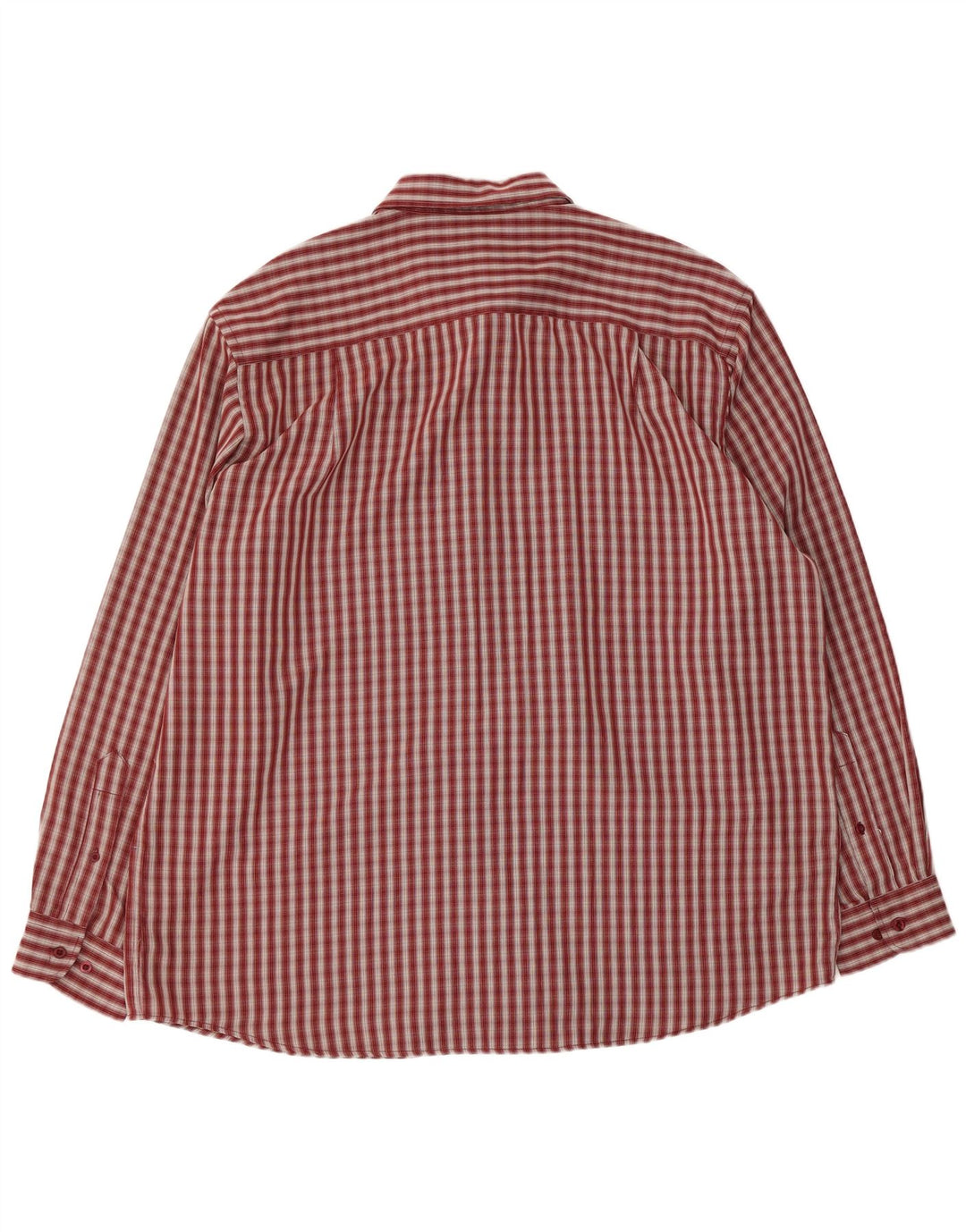 James Pringle Camisa para hombre XL Cuadros burdeos