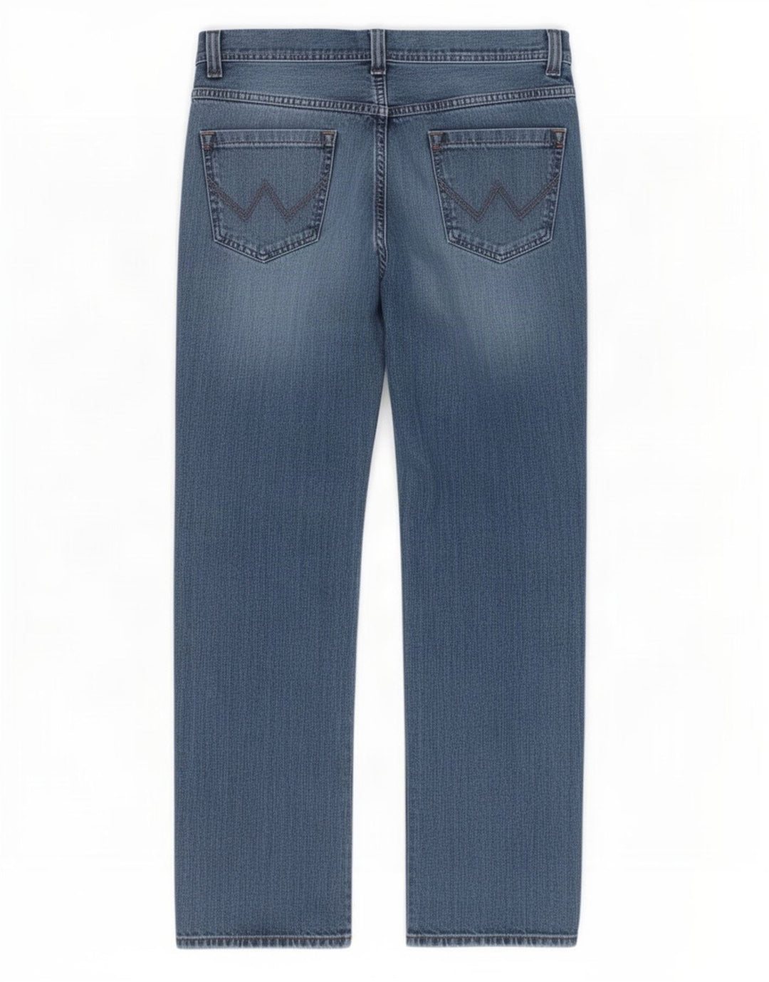 Wrangler Vaqueros rectos regulares Wesley para hombre W36 L32 Algodón azul