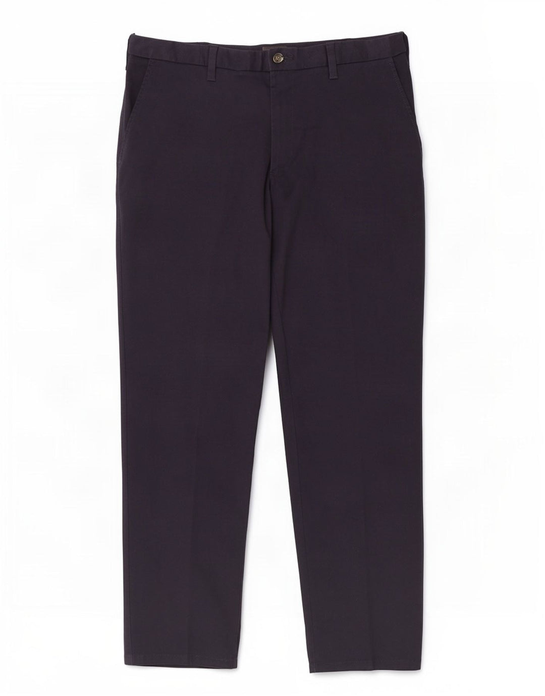 Marks & Spencer Pantalones chinos regulares para hombre W38 L31 Algodón azul marino