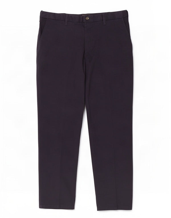 Marks & Spencer Pantalones chinos regulares para hombre W38 L31 Algodón azul marino