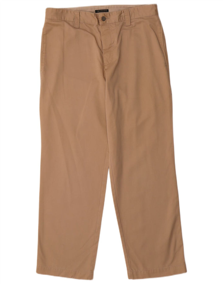 DOCKERS Pantalón chino recto color caqui para hombre W33 L30 Beige